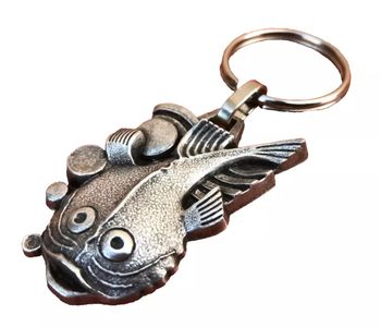 Porte-clés publicitaire  Etampes (Essonne) Poissonnerie Notre-Dame