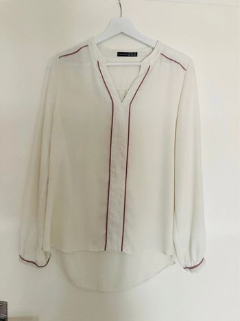 Blouse légère manche longue blanche prixmark taille 38