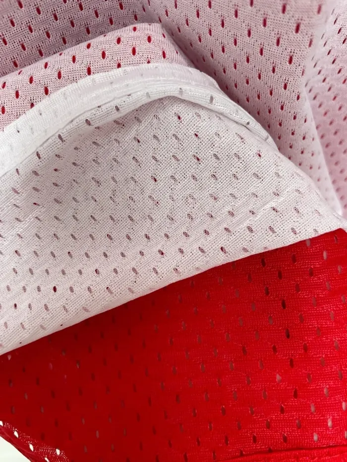 Reversible Mesh tank top jersey débardeur maillot sports red white Large - photo numéro 4