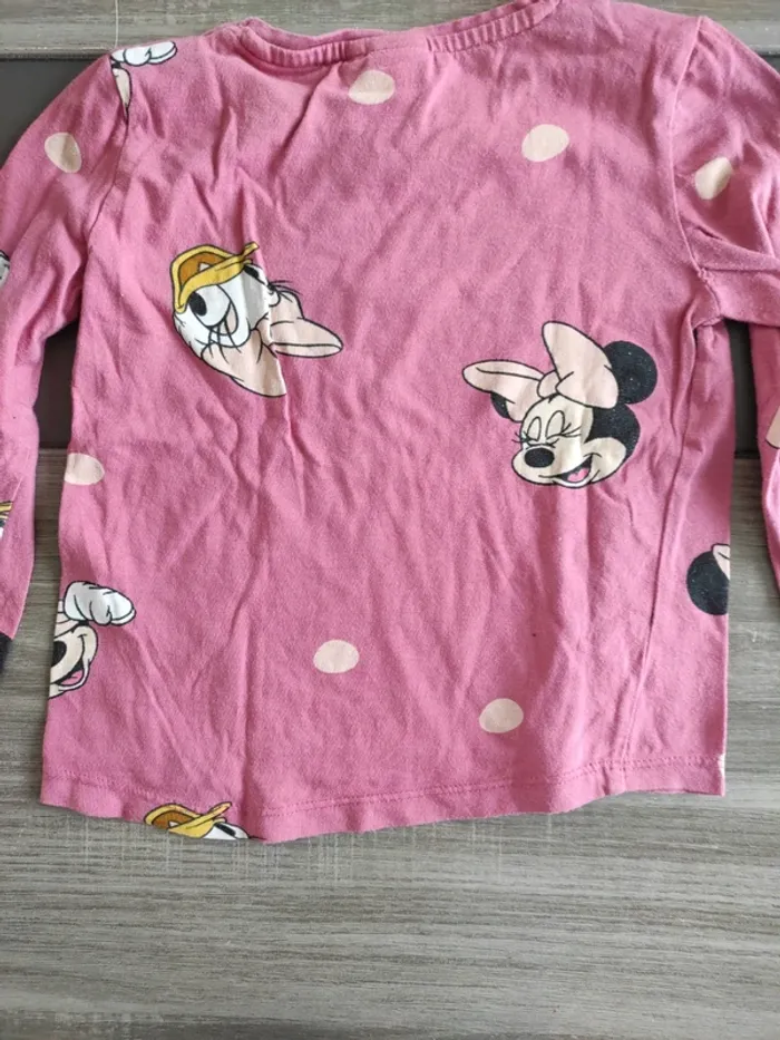 T shirt grandes manches Minnie - photo numéro 3