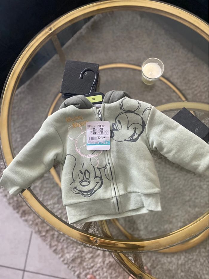 Veste gilet fourrés polaire bébé garçon taille 18 mois Disney