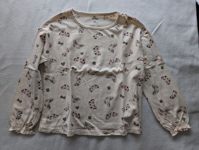 Tshirt ML crème masques animaux - 4A - Kiabi