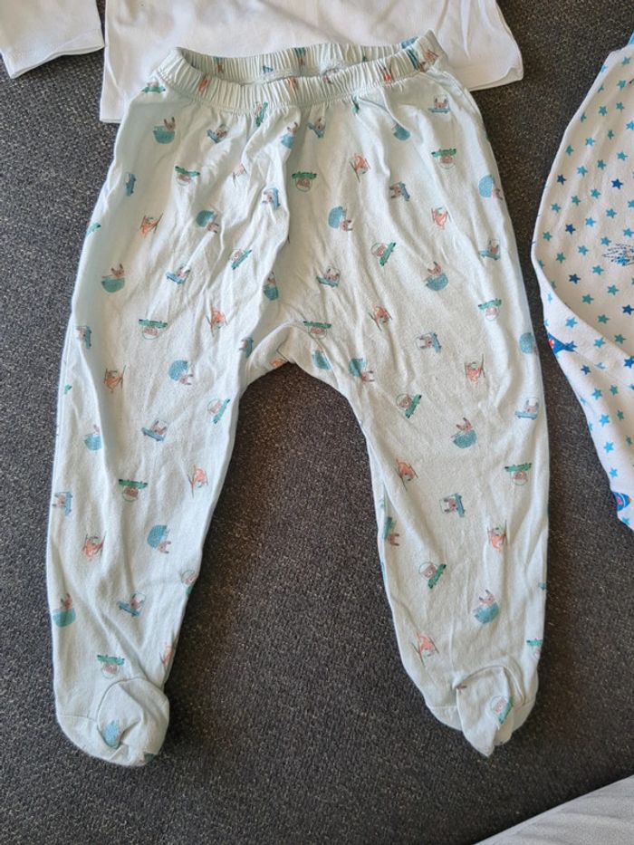 Lot de 2 pyjamas 2 pièces manches longues 1 an - photo numéro 3