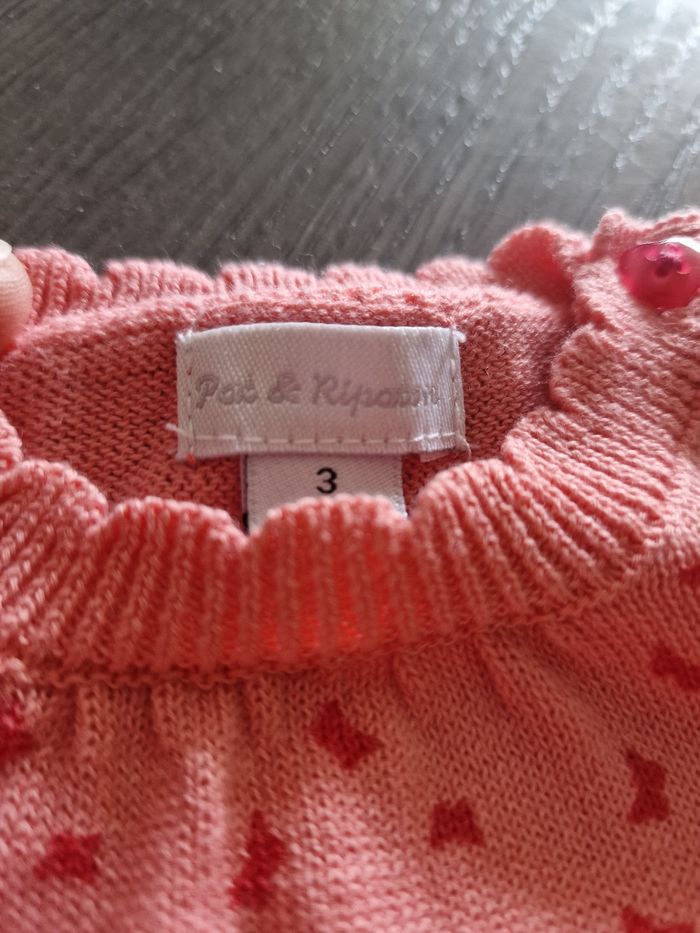 Lot de 1 robe d'été et 2 vestes fille 3 mois - photo numéro 11