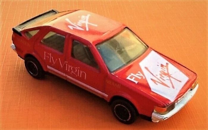 Voiture miniature Saab 9000 Fly Virgin (1985) Corgi - photo numéro 5