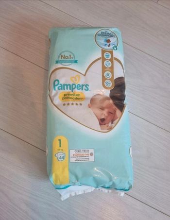 Couches pampers premium protection taille 1 