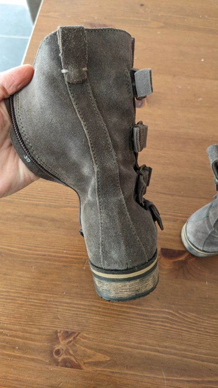 Bottines en daim taupe San Marina 36 - photo numéro 9