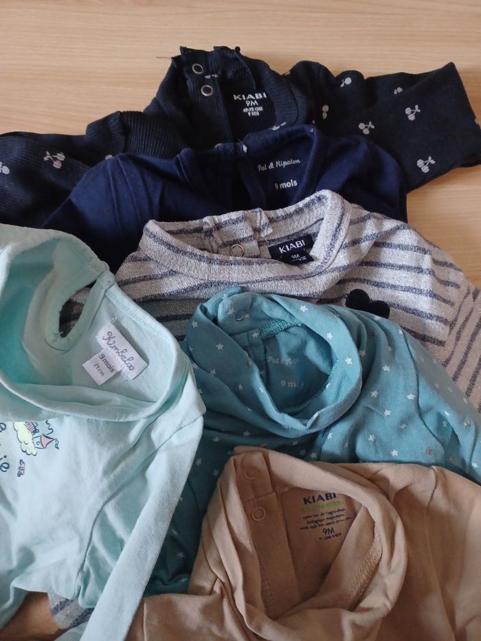 Lot 6 t-shirts manches longues - photo numéro 2