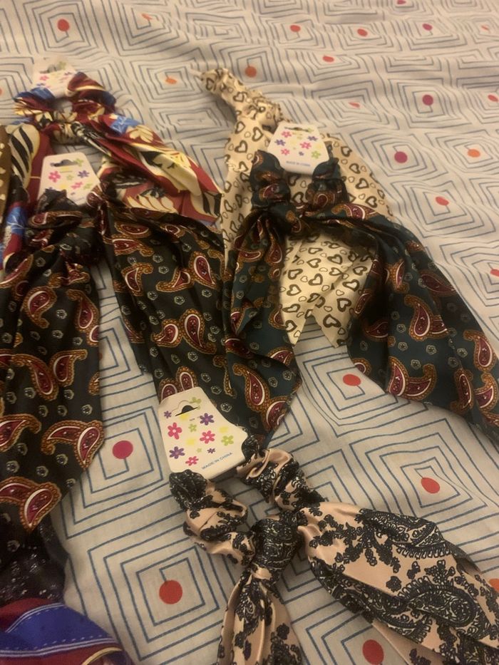 Lot chouchou cheveu foulard