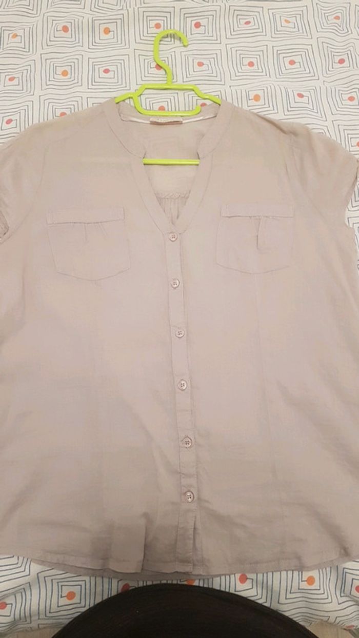 Chemise légèrement transparente