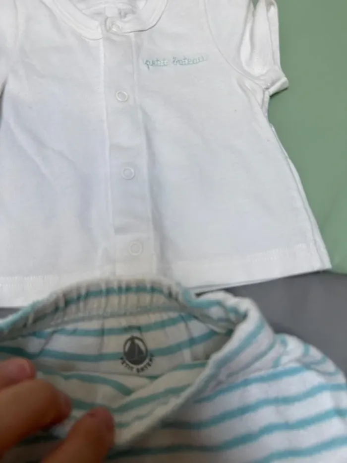 ensemble petit bateau 1 mois - photo numéro 2