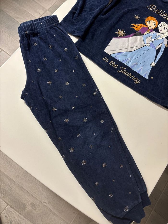 Pyjama velours reine des neiges - photo numéro 5