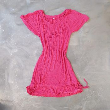 Robe de plage fushia taille 36