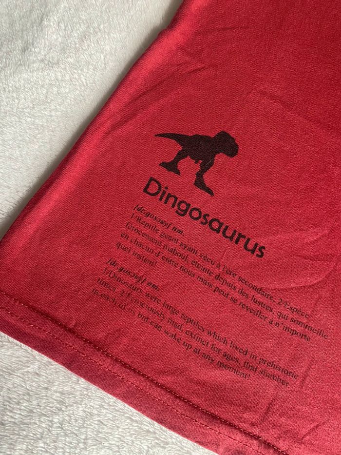 Joli tee-shirt Dinosaure / Coton bio - photo numéro 2