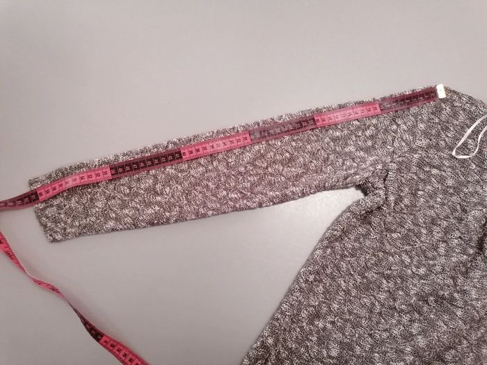 Pull chemise Tissaia marron-gris 42.44 - photo numéro 11