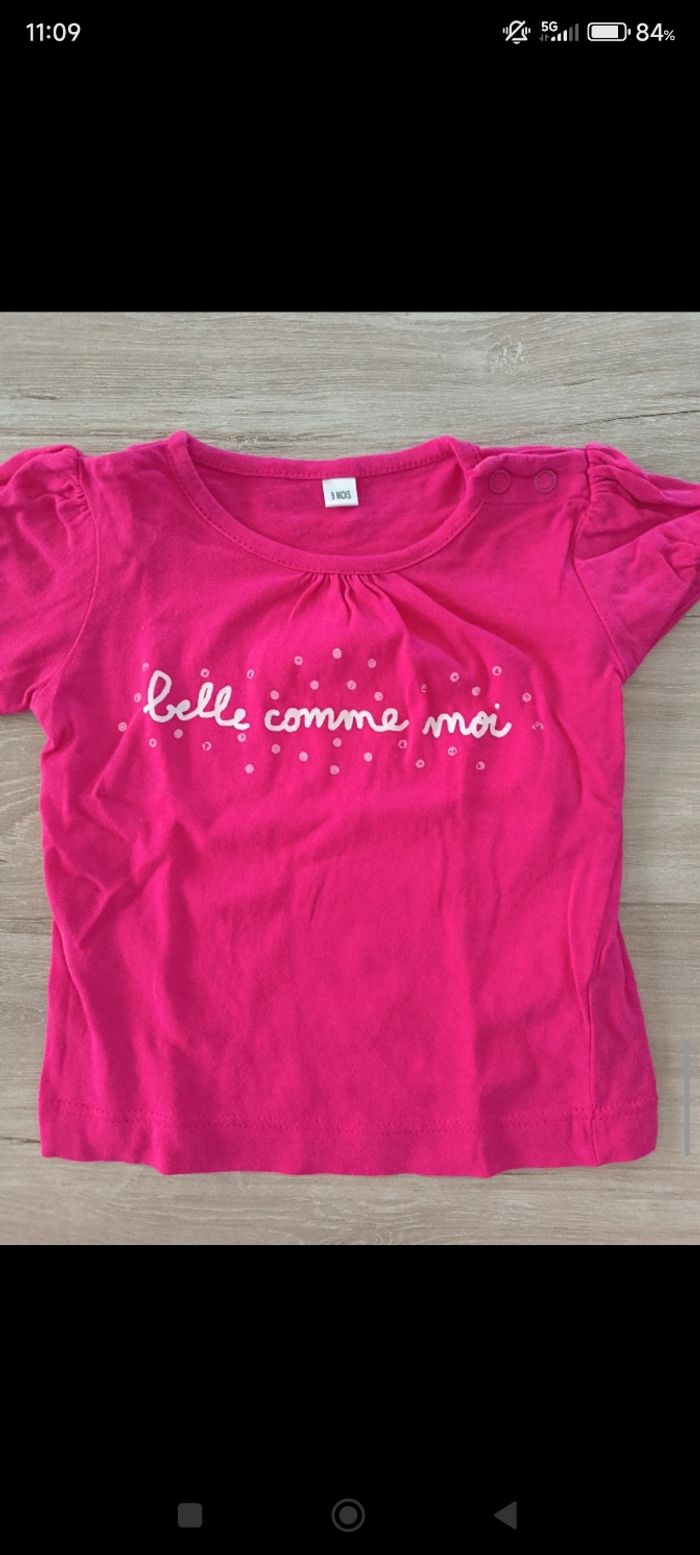 Tee shirt taille 9 mois - photo numéro 2