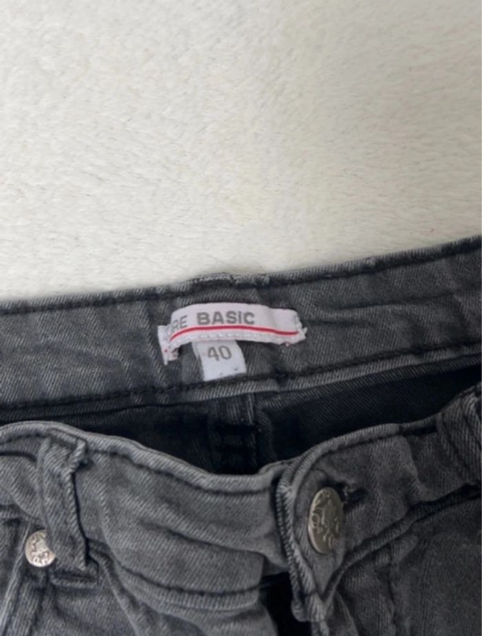 Jeans gris foncé limite noir - photo numéro 3