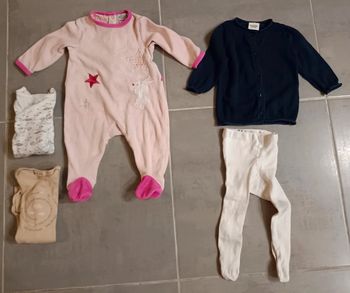 Lot de vêtements bébé fille en 9 mois