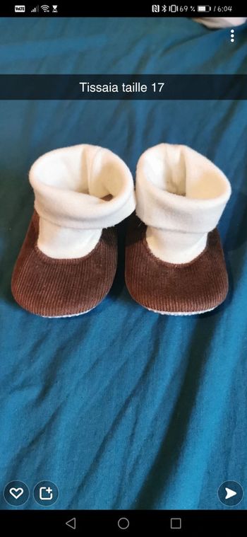 Chausson chaussure bébé