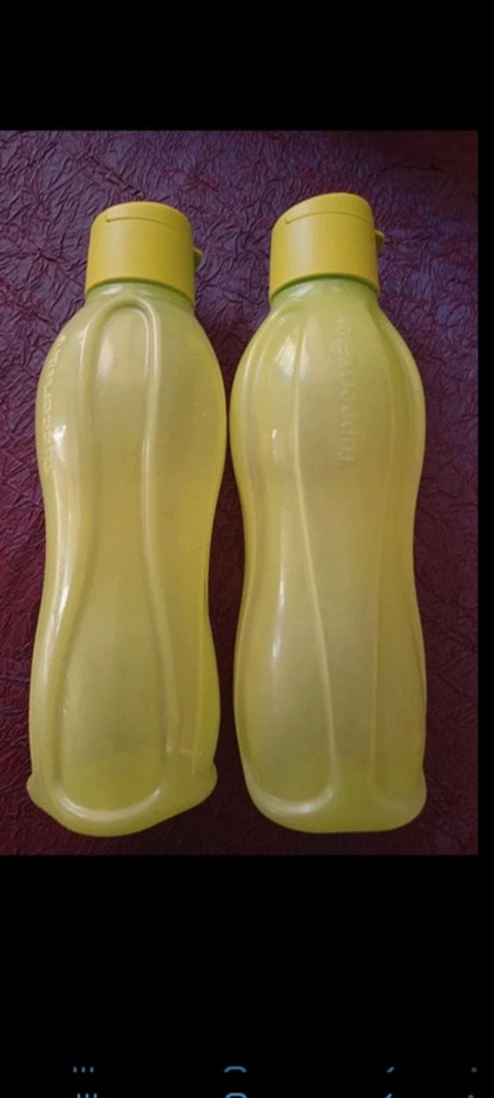 Lot de 2 gourdes pour sport,travail,enfant,maison 2 x 1 litre - photo numéro 3