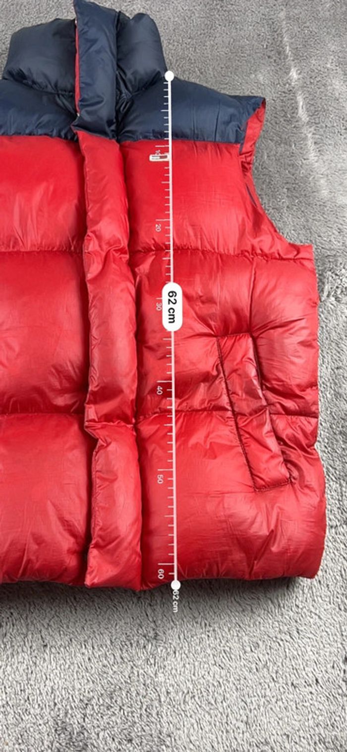 Doudoune sans manches Tommy Jeans Rouge & Bleu Marine – Taille S - photo numéro 3