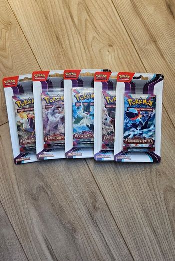 Artset x5 blister ev2 évolution à paldea