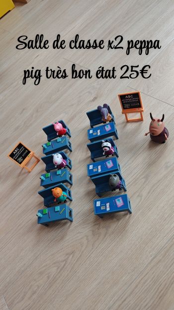 Salle de classe X2 Peppa pig