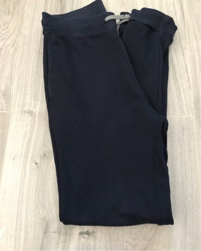 Jogging taille 12 ans garçon bleu marine kiabi intérieur bouclettes - photo numéro 2