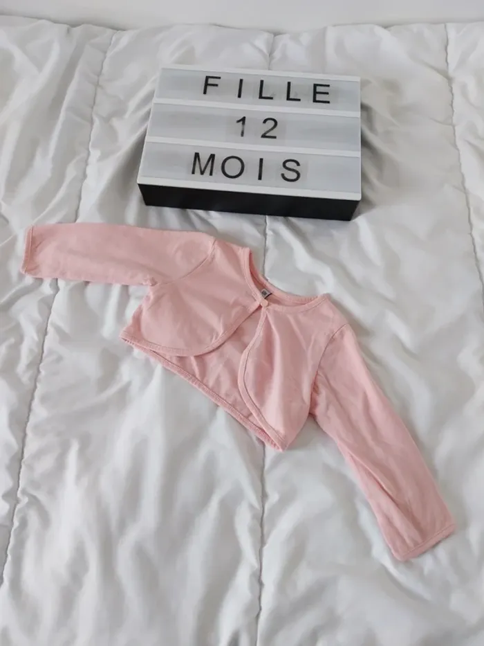 Gilet fille 12 mois