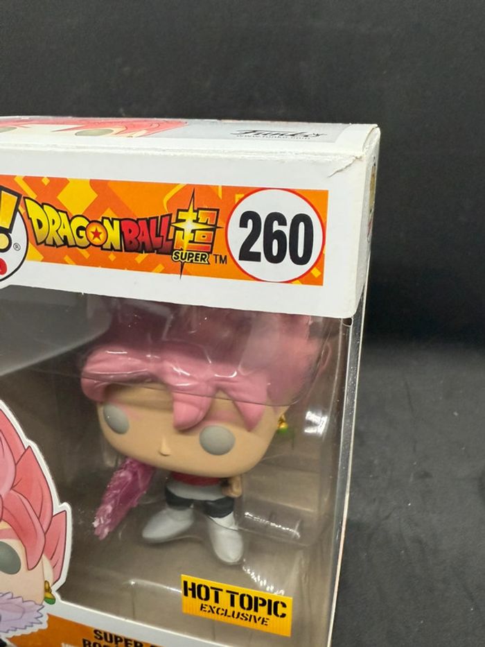Funko pop dragon ball z goku super saiyan rosé 260 Hot Topic - photo numéro 8