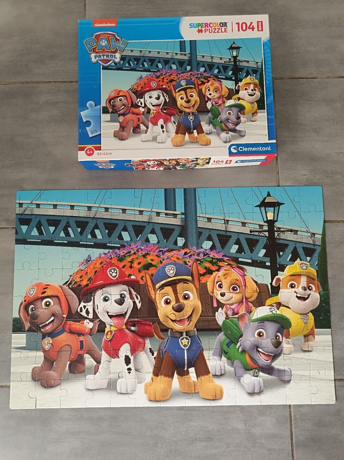Lot de 2 Maxi Puzzle pat patrouille  104 pièces - photo numéro 2