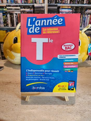 Livre L'année de Tle Tous les Enseignements Communs