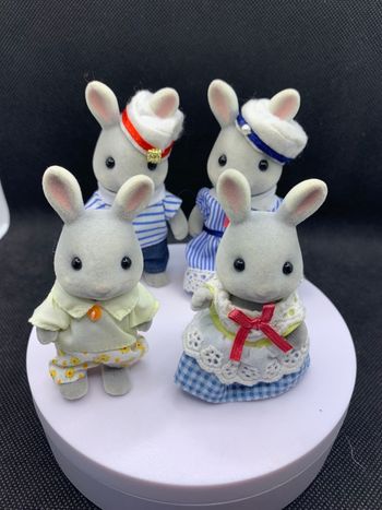 Famille moussaillon lapin Sylvanian 
