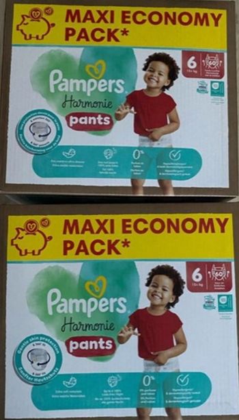 Couches Pampers, harmonie pants, T.6