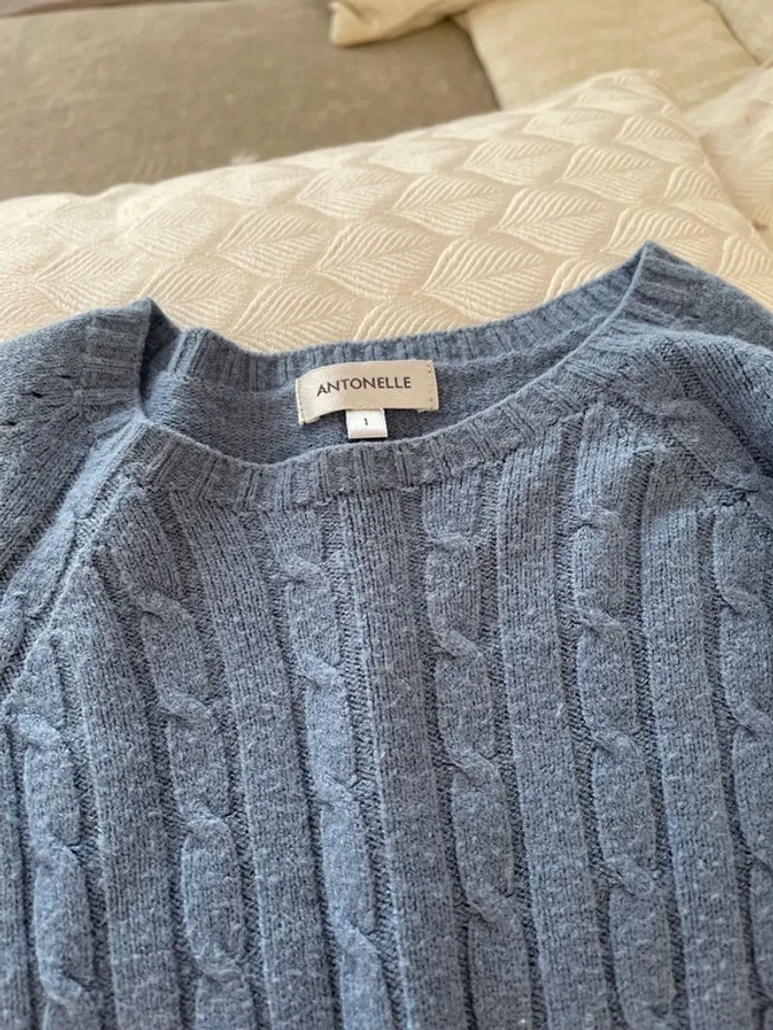 Pull torsadé antonelle taille 1 modèle erelle - photo numéro 2