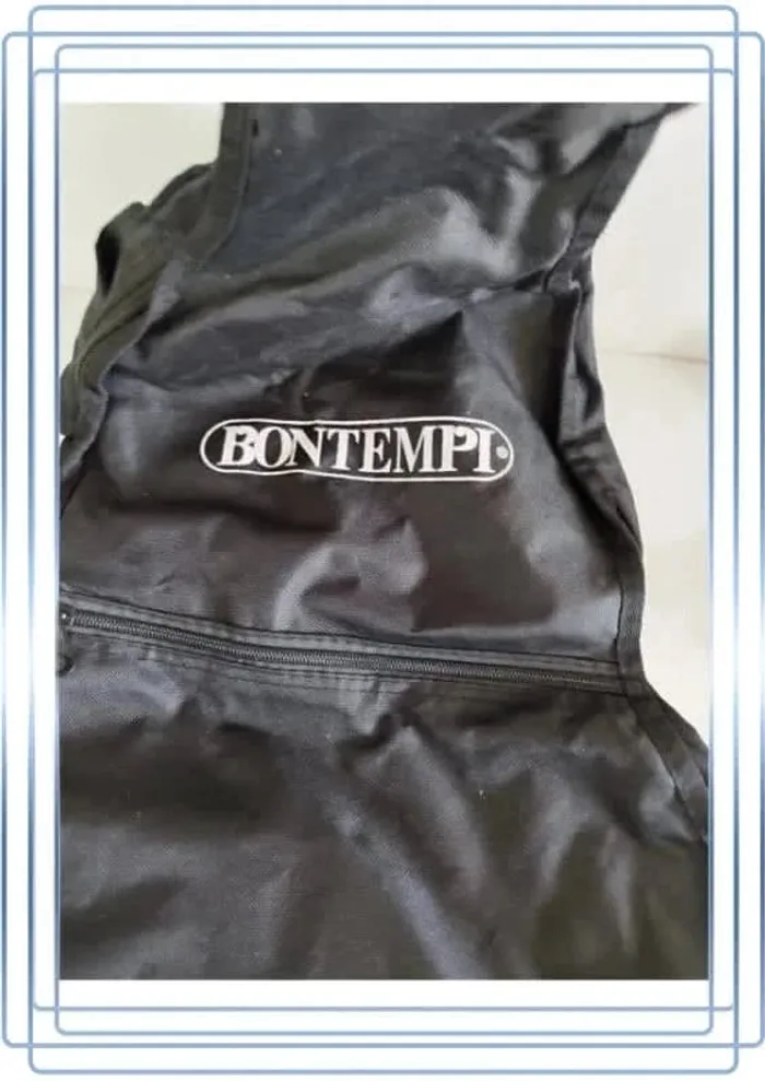 Sac noir Bontempi pour guitare,très bon état, 6x36cm - photo numéro 2