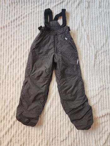 ⛷️ Pantalon de ski enfant gris anthracite – OXYLANE – 8 ans