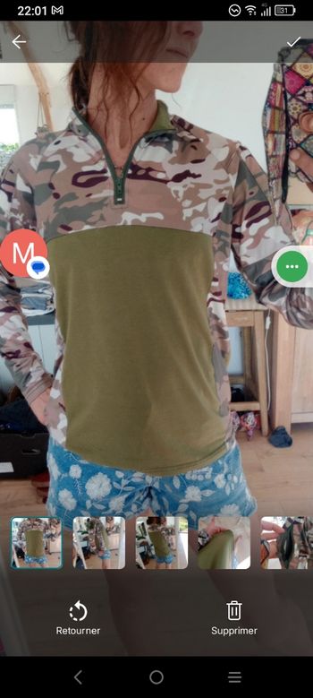 Haut technique de combat L Airsoft - Camouflage Multicam c71