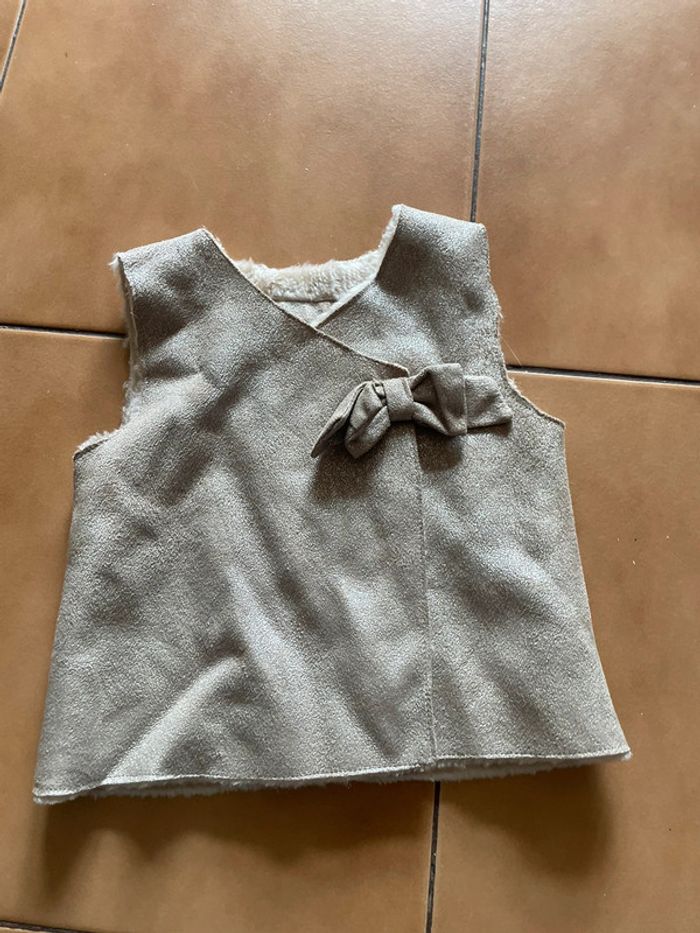 Gilet fourrure fille 2/3 ans