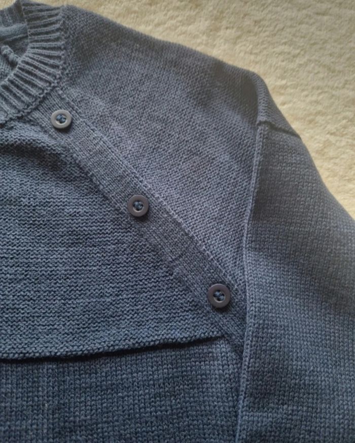 Pull bleu marine - photo numéro 6