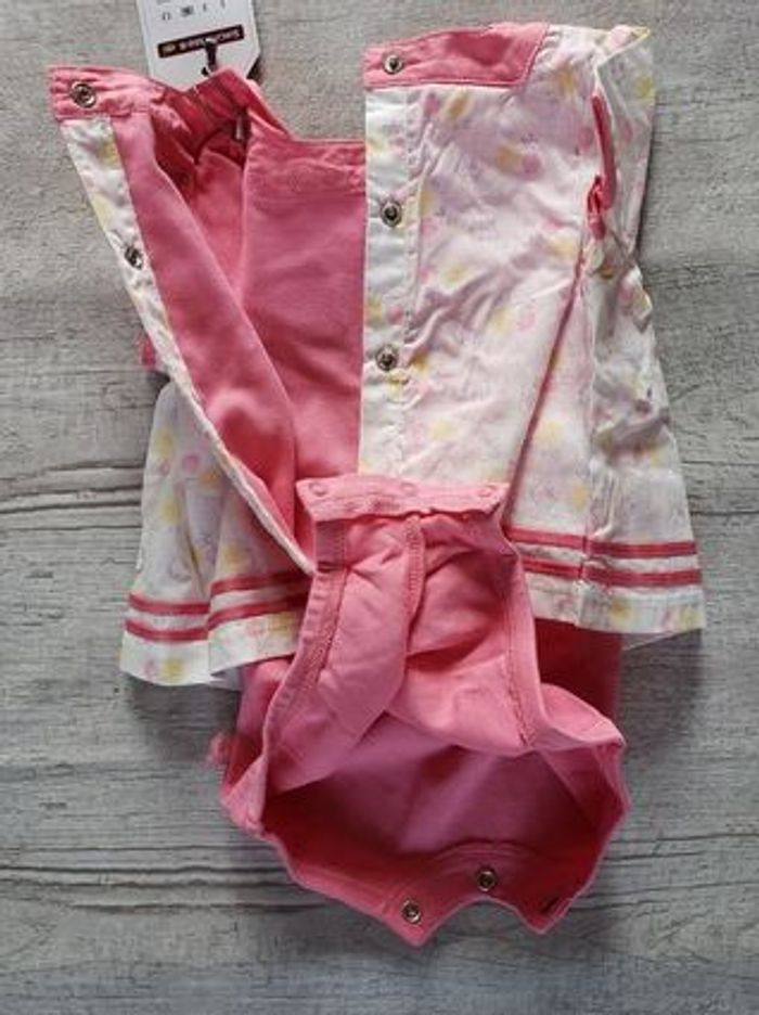 Combishort fille 6 mois rose Sergent Major - photo numéro 3