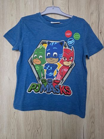 TEE-SHIRT PYMASKS BLEU TAILLE 6ANS