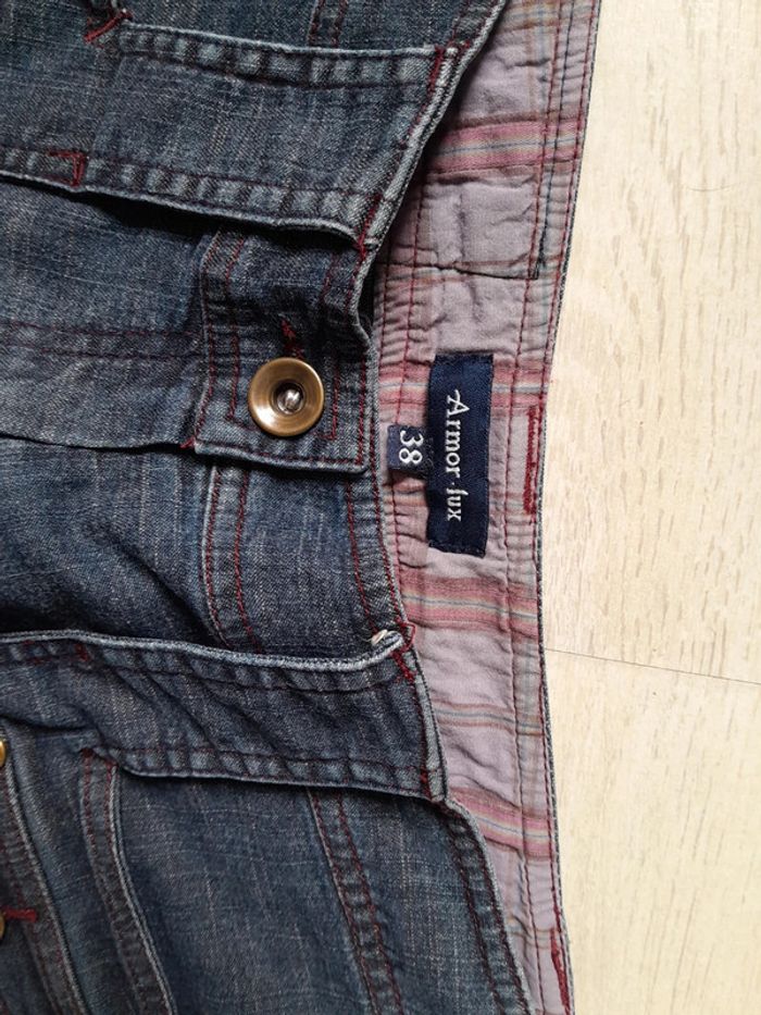 Jean boot cut armor lux pratiquement neuf - photo numéro 2