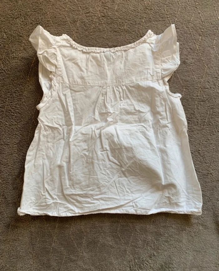 T-shirt blanc fille taille 5 ans - photo numéro 2