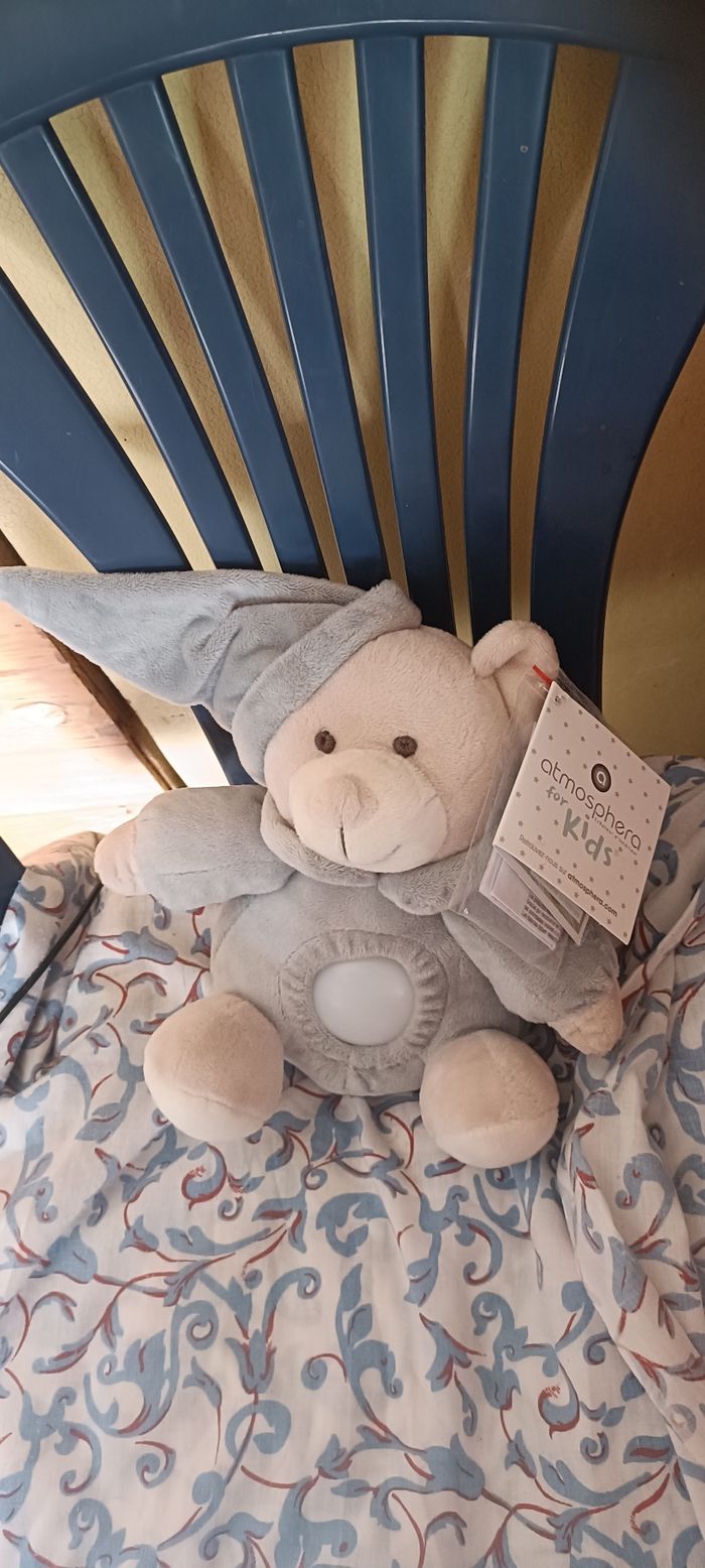 Doudou veilleuse peluche Ours Atm - photo numéro 3