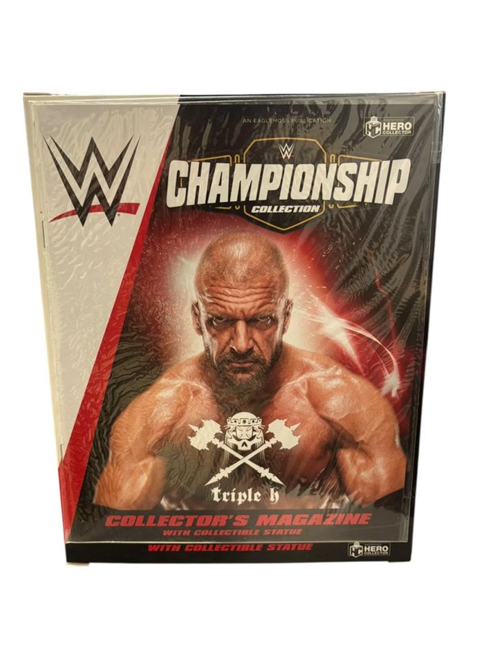 Figurine catch Wwe Championship Tripe H Eaglemoss Hero Collector neuf - photo numéro 2