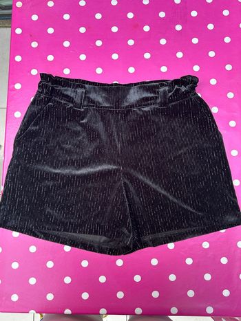 Short en velours côtelé et brillant - camaïeu taille L femme
