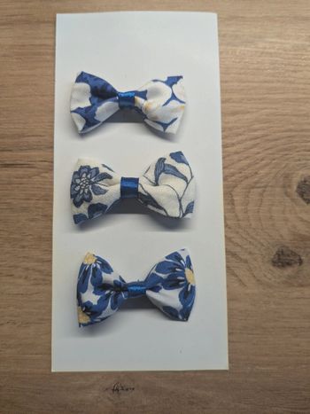 Barrette bleu de bleuets