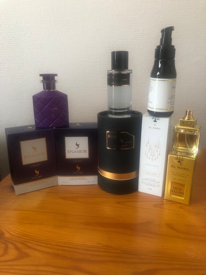🌺 Lot de parfums & spray voiture – marques variées, senteurs fruitées et orientales - photo numéro 2