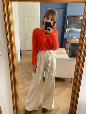 Gilet Barry Tangerine Sézane XXS